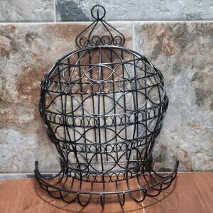 Decorative Metal Wire Outdoor Wall Decor Open Bottom